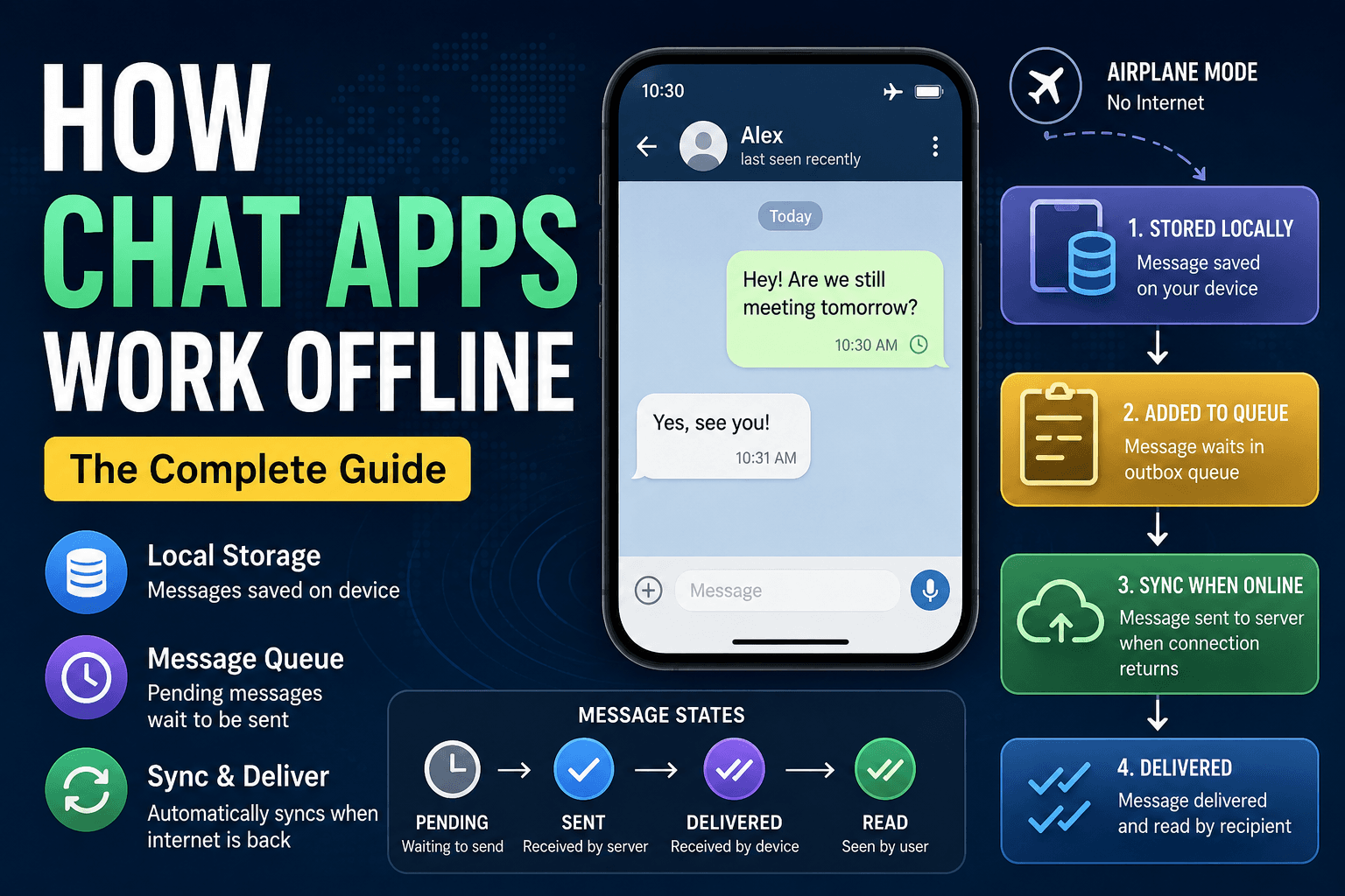 Building Messaging Apps That Work Offline: A Beginner's Guide to Offline-First Chat Architecture